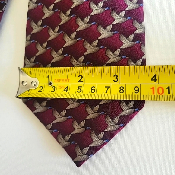 Ties To Nature Mallard Ducks Necktie Tie 100% Silk Hunting Outdoors - Picture 6 of 6